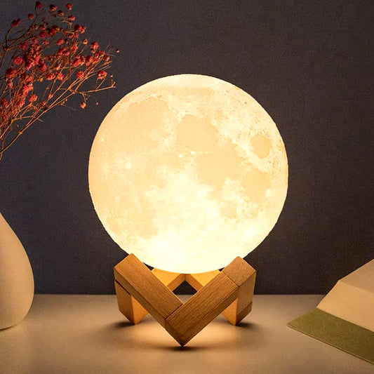 1 LED Moon Light Galaxy Light DIY Moon Night Lamp Birthday Gift Bedroom Decoration Children Gift Moon Lamp Book Light